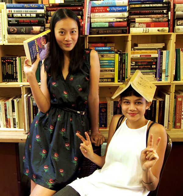 Sarah Tang (left) and Alison Schooling (right) design book covers for Singaporean imprint Math Paper Press