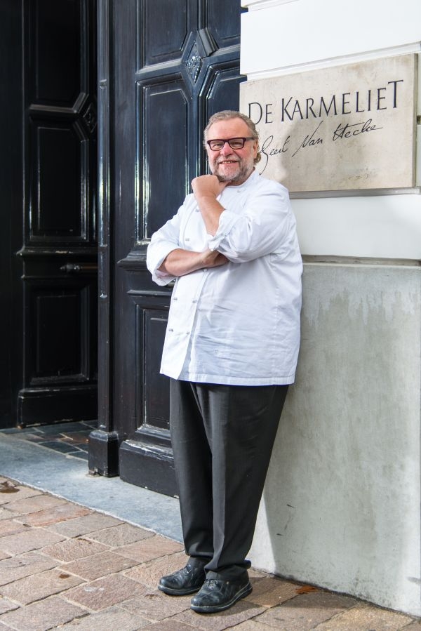 Michelin-starred chef Geert Van Hecke has created dishes for Brussels Airlines. — AFP pic