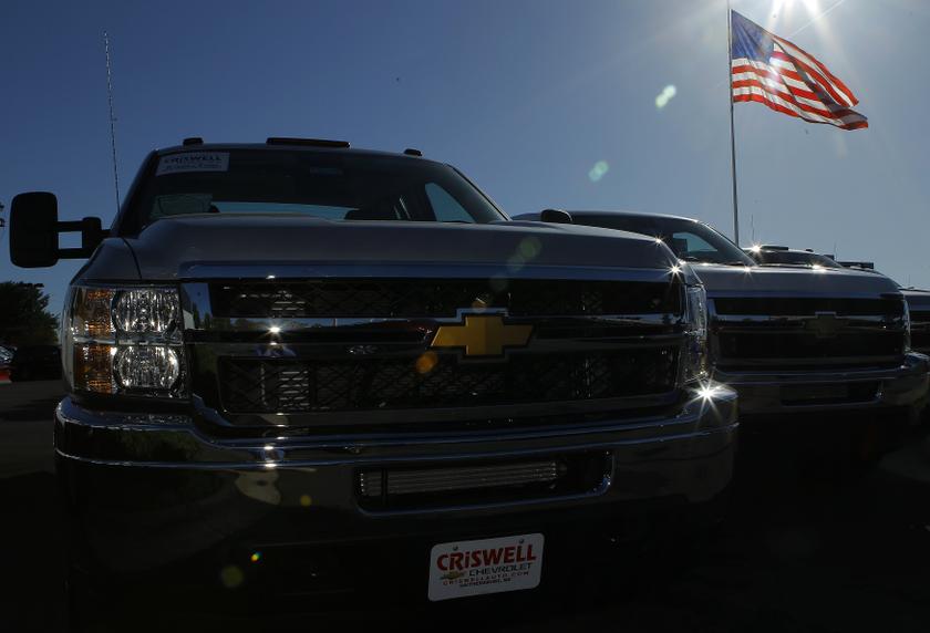Chevrolet Silverado pick up trucks are seen in Gaithersburg, Maryland May 1, 2013. u00e2u20acu201d Reuters pic