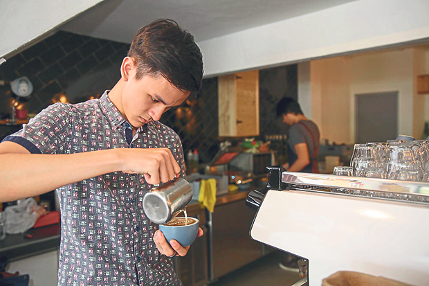 Each cup of coffee at Cottle is made with a lot of dedication 