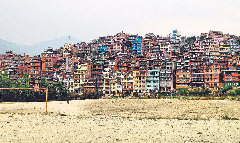 Kirtipur’s colourful, boxy skyline
