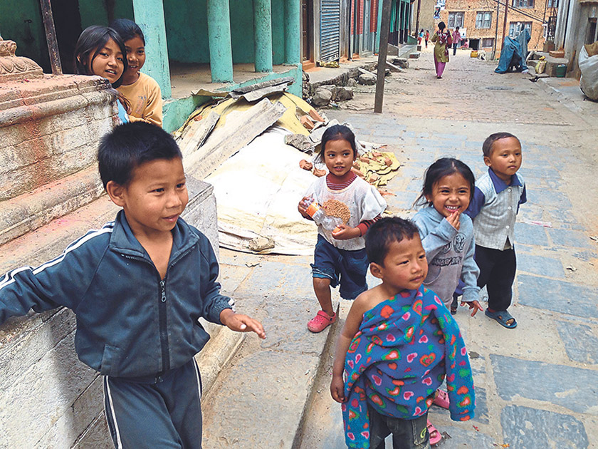 “You have sweets?” the local kids are fond of asking