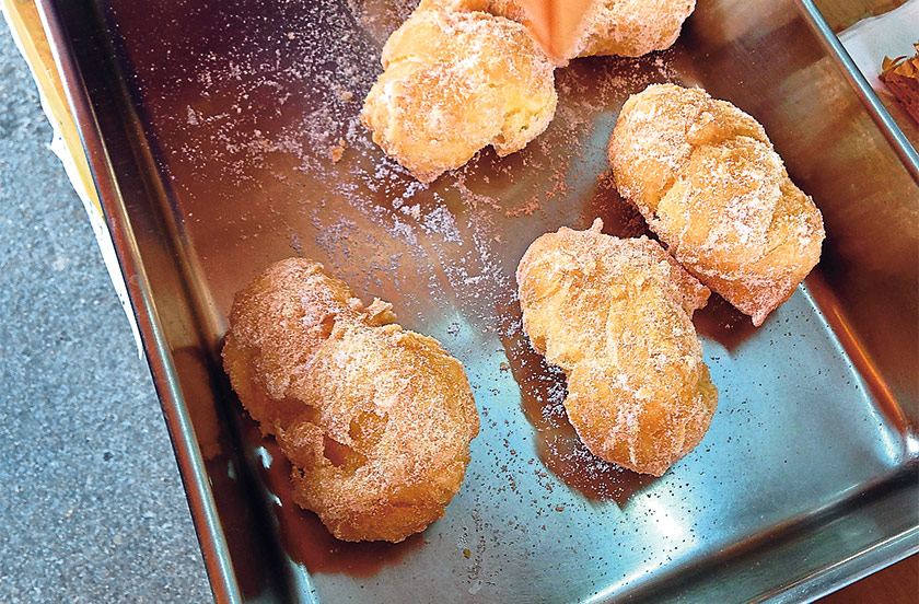 The Tai O donut hits the spot with a crisp shell and a pillow soft inside.