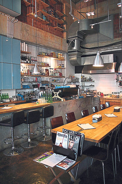 The raw, bric-à-brac décor at Jimmy Monkey Café & Bar