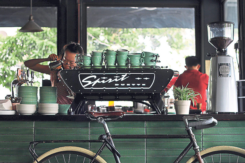Green is the theme at Necessary Provisions
