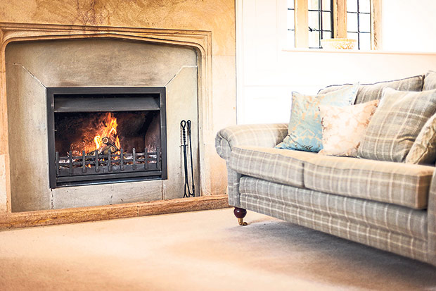 During the winter time, warm up to the cosy fire at The Langford Fivehead.