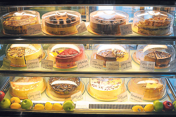 Moody Cow offers more than a dozen of specialty cheesecakes at any given day