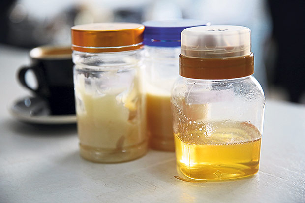 One of these jars may contain the secret ingredient for Jason’s signature drink at the World Barista Championship