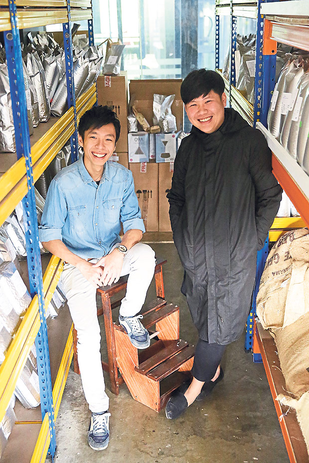The inseparable coffee duo of barista Jason Loo and roaster Joey Mah can spend hours discussing nothing but beans, beans, beans!