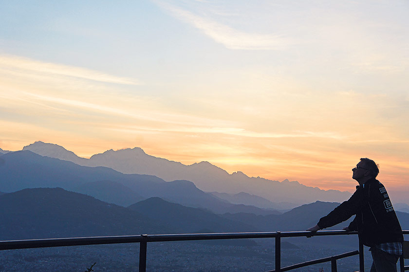 On a clear morning, the sunrise is spectacular as the mountains come into view.