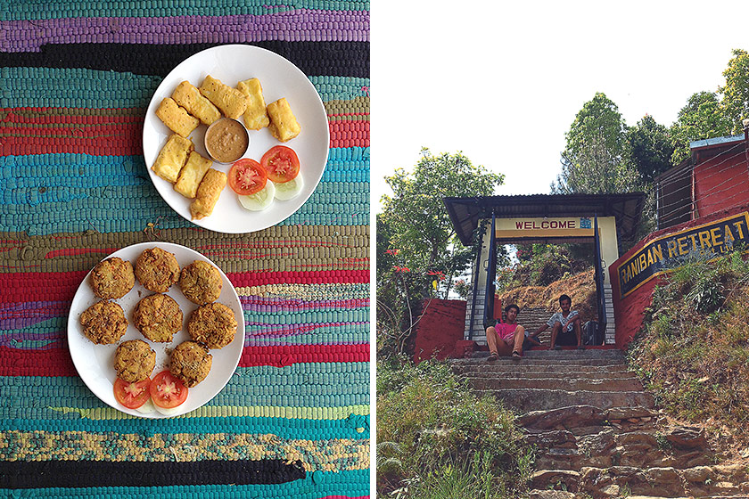 Raniban’s versatile chefs can whip up a wide range of local and Western dishes (left). Raniban makes it a point to hire locals from the surrounding villages (right).