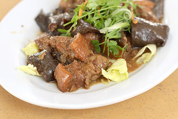 Enjoy tender char yoke from Restaurant Boon Swee.
