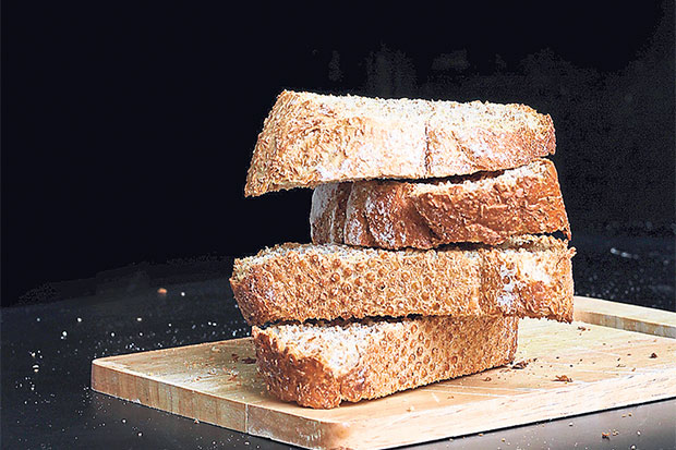 Avoid boring white bread and use sourdough bread which has more texture.