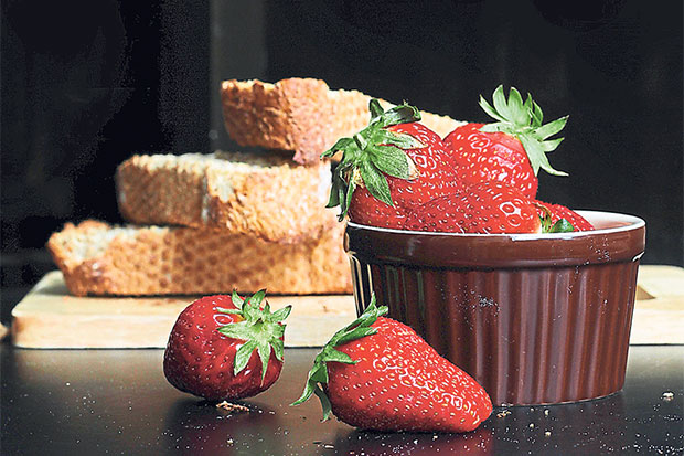 For a healthier topping, try fresh fruit such as strawberries to go with your French toast.