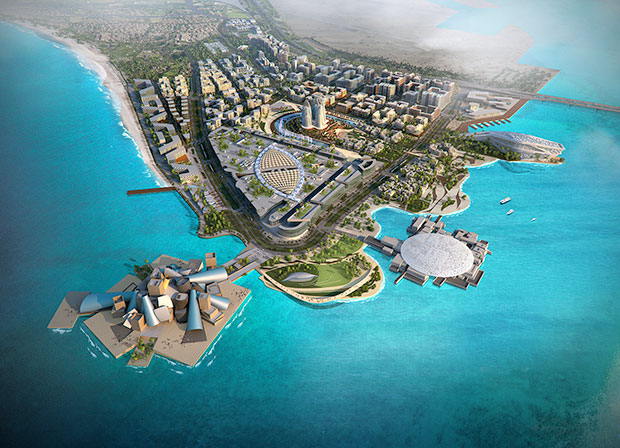 Work on Saadiyat Island began in 2004 and is expected to be completed this year