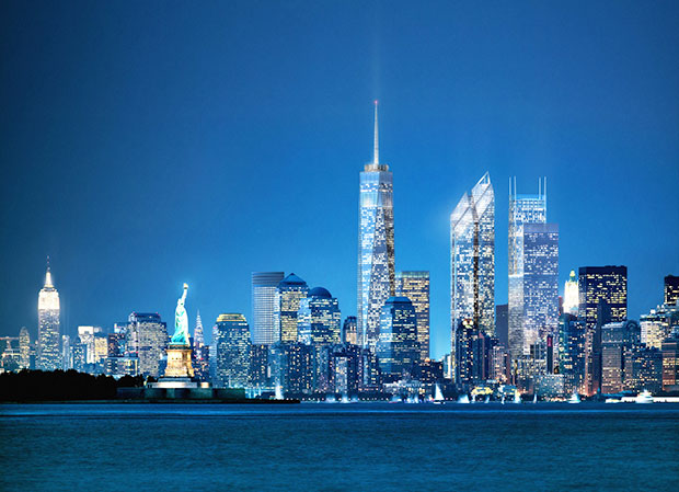 Hudson View of WTC — Picture courtesy of WTC