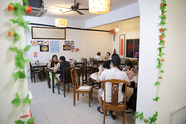 The eatery has a casual environment that is packed during weekends.