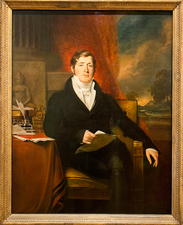 Sir Thomas Stamford Bingley Raffles (1817) by George Francis Joseph