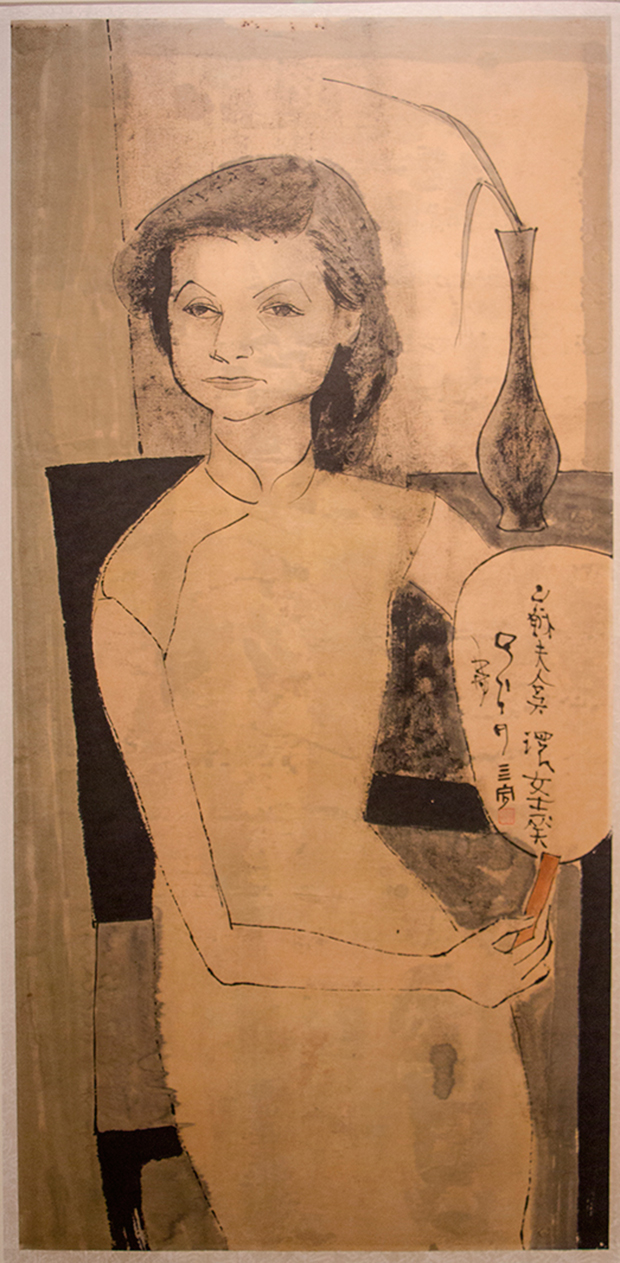 Portrait of Khoan Sullivan (1959) by Cheong Soo Pieng