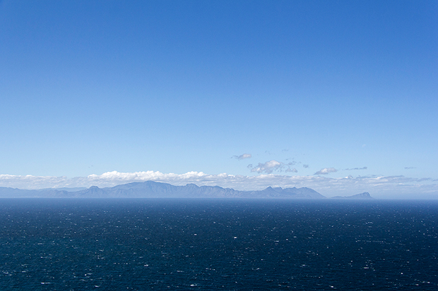 Cloud-covered horizon, viewed from the Cape of Good Hope