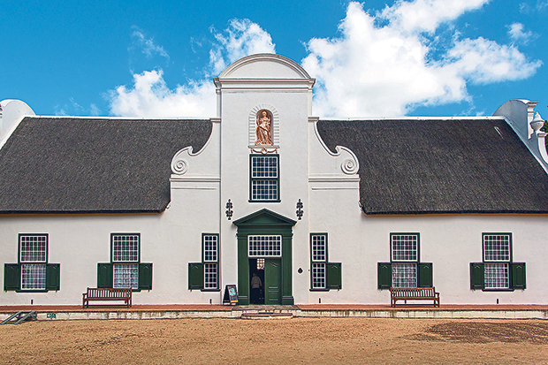 The historic manor house of Groot Constantia