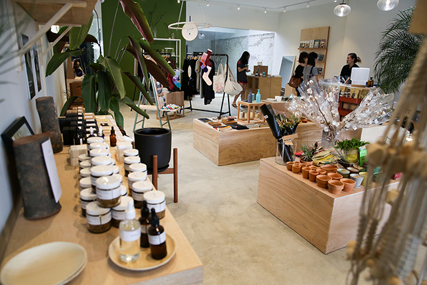 The select store offers all kinds of goodies from clothes, stationery, magazines and homeware items