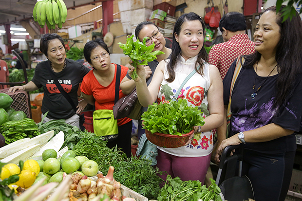 Mandy’s class for ulam and jamu (left to right): Salisa Low, Michelle Tan, Mindy Chin, Mandy Leong and Michelle Woo