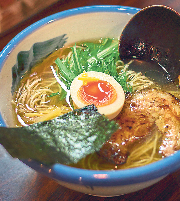 The use of Japanese yuzu peels in Afuri’s ramen infuses it with a subtle citrus fragrance