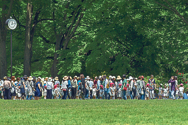 Tokyoites love heading to Yoyogi Park (Yoyogi Koen) during summer