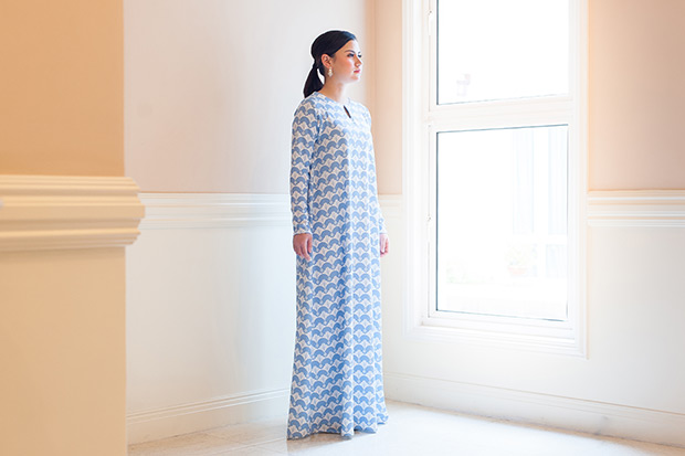 For the first time, the Surihani by Batika collection featured their own designed print, a hibiscus motif that was hand stamped.