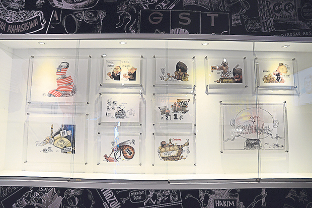 There is even a section on controversial artist Zunar.