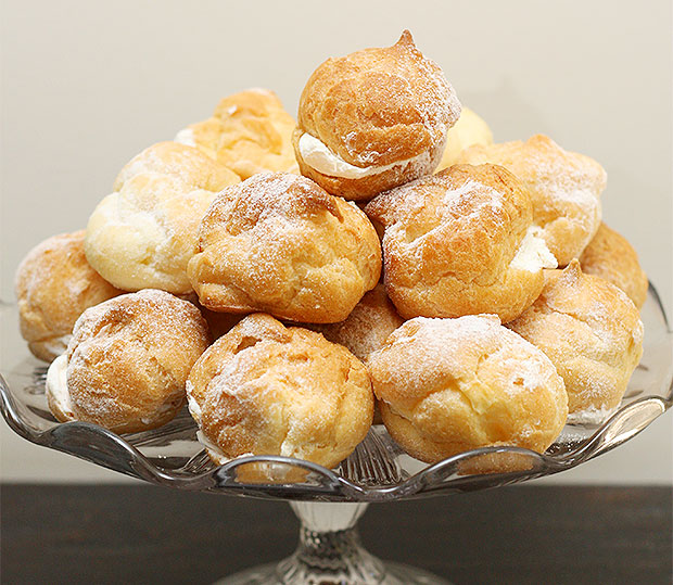 It’s hard to stop at just one of Cherry Cake House’s light and fluffy cream puffs.