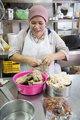 The kitchen is helmed by Indonesian chef Halimah.