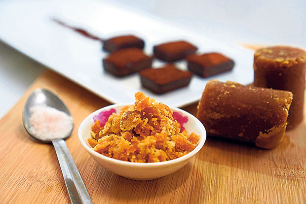 One of Cocoraw’s special flavours for the chocolate truffles include salt and gula Melaka.