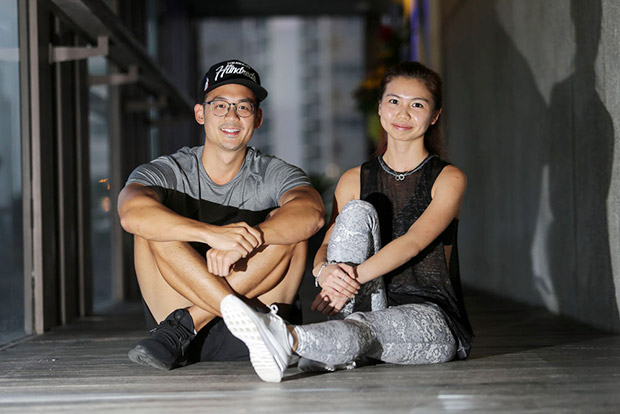 Flycycle co-founders Jason Choong and Crystal Ng.