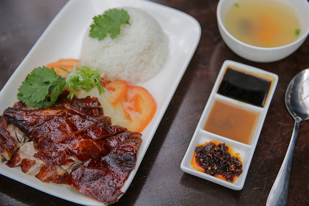 Your lunch just got better with this superb roast duck rice from Kenny Hills Bistro.