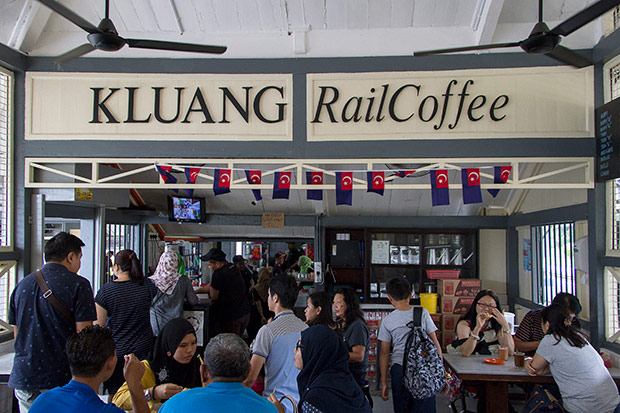 Kluang Rail Coffee is formerly the canteen of the town’s railway station.