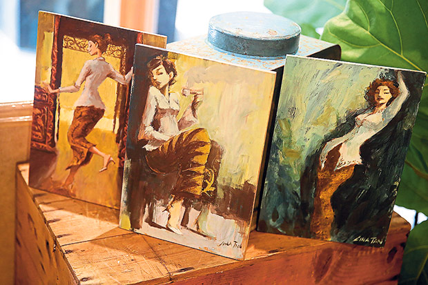 Pin-up Nyonya girls series which is inspired by Malaysian culture.