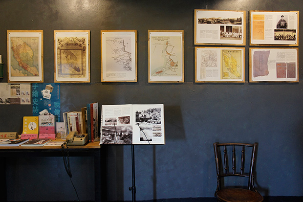 Some of the books on display were contributed by friends and customers.