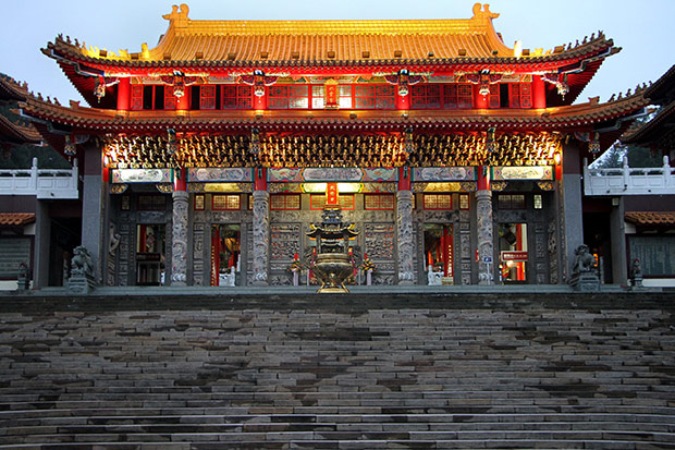 Wenwu Temple is the amalgamation of two former temples at Sun Moon Lake.