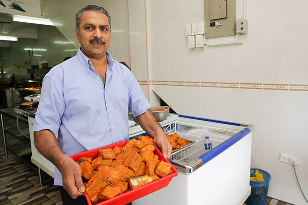 Moorthy Rengasamy still handles the cooking and sourcing for the fish himself at the restaurant.