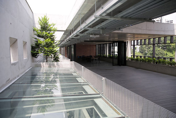 The rooftop will be the site of a future skybar.