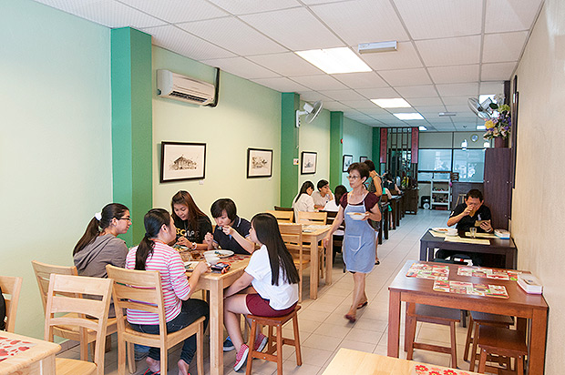 Seed Natural Food Cafe along Abu Siti Lane.