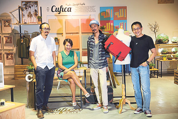 Kamarulazhan Abdullah (co-founder of Cufica), Zye Ramli (LOKA store manager), Kamarul Akbar (co-founder of Cufica) and Patrick Lim (founder of Greenroom136) are advocates of homegrown brands.