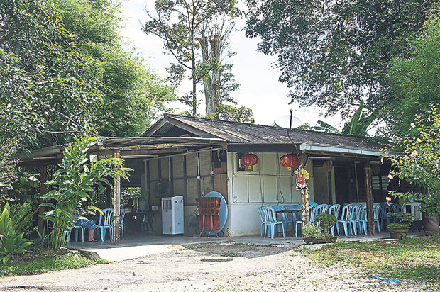 The main house, where meals are served.
