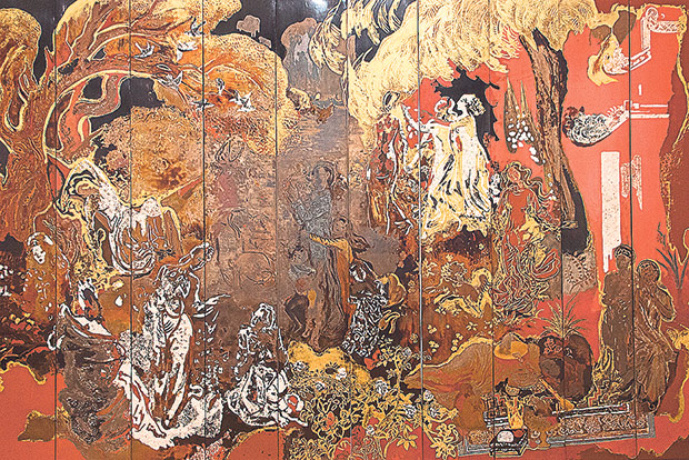 The Fairies (c. 1936), a 2.9 metres by 4.4 metres lacquer painting by Vietnamese artist Nguyễn Gia Trí.