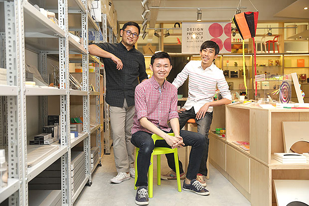 The trio behind Koncent Malaysia (from left to right): Patrick Chin, Mike Saw and Leonard Phang.