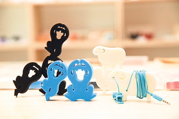 Keep messy cables in place with these animal-shaped holders.