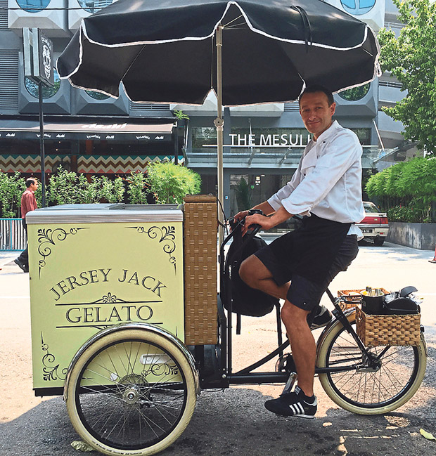 Engineer turned gelato maker Anthony Gowler.