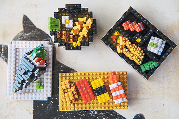 Tan’s first official nanoblock series features four different types of Japanese food items.
